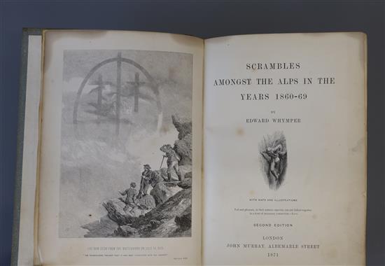 Whymper, Edward - Scrambles Amongst the Alps in the Years 1860-69, 2nd edition, John Murray, London 187